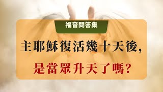 40 主耶穌復活幾十天後是當眾升天了嗎 | 耶酥神跡 | 四福音書裏的神跡 #耶穌當眾升天的誤解 #聖經真相 #聖經學習 #耶穌被接到天上 #基督徒被提 #聖經裏的神跡 #聖經哪些神跡可信