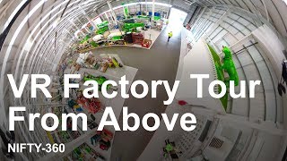 VR Factory Tour From Above