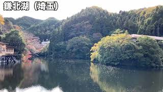 鎌北湖(埼玉) 自然の中のハイキング、秋の紅葉