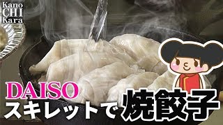 【餃子とちゃんこ鍋】100均グッズとシングルバーナーで調理/野良飯【キャンプ料理】