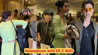 😠 Shame on Hrithik Roshan’s for Private holidays with his girlfriend Saba Azad and kids together.