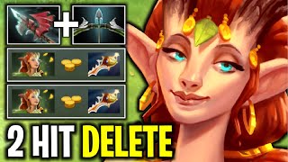 2 HIT DELETE..!! 2X DIVINE RAPIER RUSH ENCHANTRESS MAS ATTACK RANGE 7.26 | Dota 2