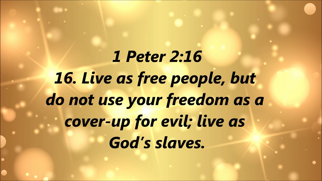 Bible Verses (Topic: Freedom) - YouTube