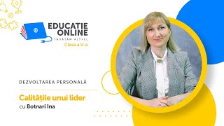 Dezvoltarea personală, Clasa a V-a, Calitățile unui lider