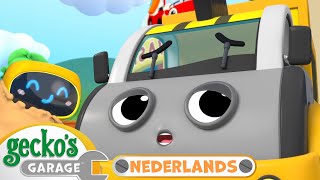 De vuilniswagenglijbaan | Gecko's Garage Nederlands | Vrachtwagen Cartoons Voor Kinderen