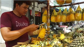 NGỠ NGÀNG CAO THỦ GỌT THƠM NHANH NHƯ CHỚP TRÊN ĐƯỜNG PHỐ SÀI GÒN | saigon travel Guide