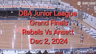 DBA Jr League Grand Finals - Rebels Vs Ansett