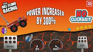 Hill Climb Racing HACKED Fire Truck | Crazy Power | Funny Gameplay | Android, iOS Games [HCR]