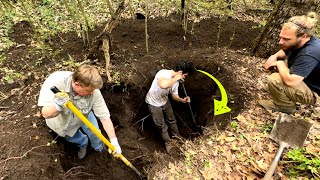 Epic Discovery Found in giant hole! Police, Snakes and Treasure hunting!