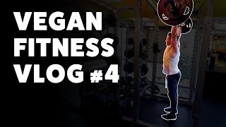 Vegan Fitness & Bodybuilding Vlog - Deadlifts and Back