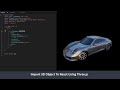 Import 3D Model To React app using React Three Fiber | 3D website using React JS