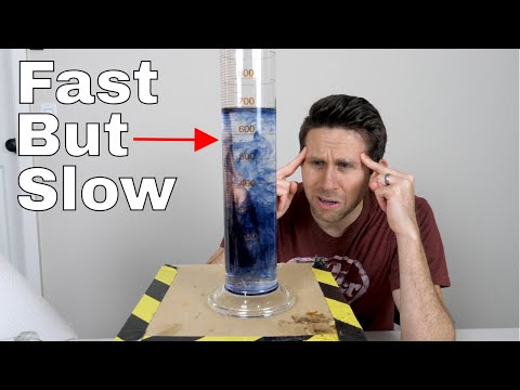 Is an explosion a slow or fast chemical reaction?