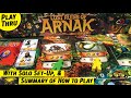 How to Play LOST RUINS OF ARNAK with a Solo Playthrough