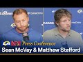 Sean McVay & Matthew Stafford Address The Media Following Cardinals Matchup