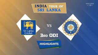 Highlights: 3rd ODI, Sri Lanka vs India | 3rd ODI - SL vs IND