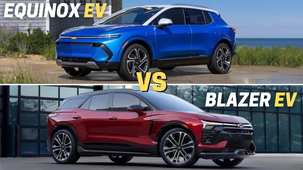 2024 Chevrolet Blazer EV Vs. Equinox EV - YouTube