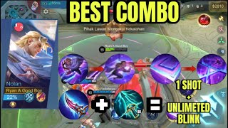 16 KILL+ SURRENDER NOLAN 1 SHOT DELETE COMBO ITEM RECOMMENDED - MOBILE LEGENDS