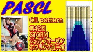 PASCL オイルパターン 第42回STORMジャパンオープン【ボウリング】2019/10/11