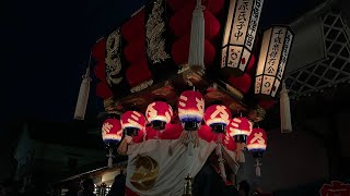 2024.10.18 岡山県倉敷市長尾八幡神社秋季大祭　宮原千歳楽保存会　宮前練り