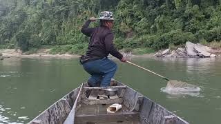 NGHATUN LEH MRIGAL FISH.(There are not many  in the world).