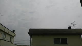 札幌の空のタイムラプス動画。#雲の流れ #北海道 #札幌