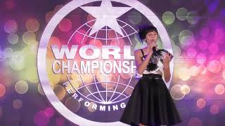 Raisandra ( 11 ani ) -Dinu Ariana Raisa Andra .Concursul WCOPA 2019, Los Angeles USA