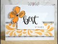 WOW! Embossing Glitters Card  with Catherine Pooler Stamps