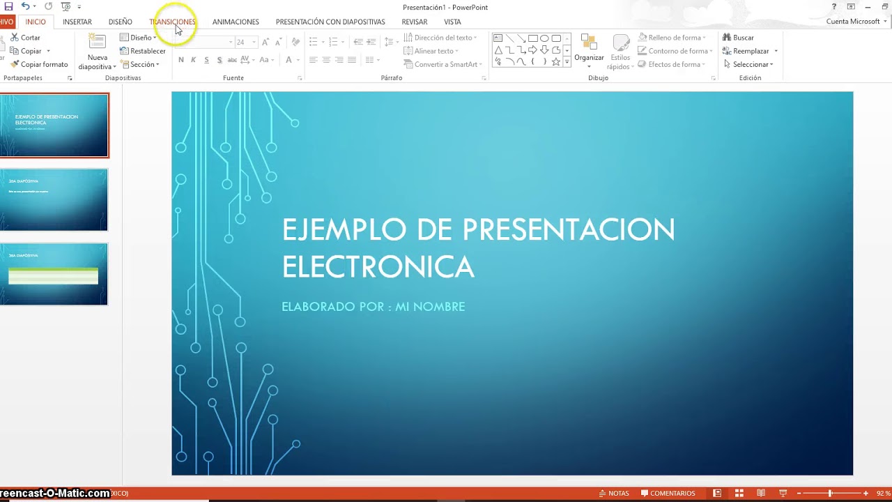 COMO HACER UNA PRESENTACION EN POWER POINT RAPIDA - YouTube