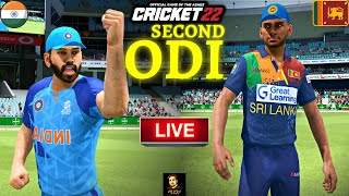 India vs Sri Lanka 2nd ODI Match - Cricket 22 Live - RtxVivek