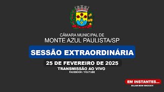 SESSÃO EXTRAORDINÁRIA E ORDINÁRIA DE 25/02/2025