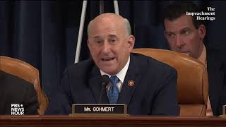 WATCH: Rep. Louie Gohmert’s addresses committee lawyers | Trump's first impeachment