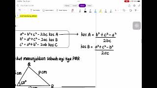 ADDMATH TINGKATAN 4 KSSM | BAB 9 : PENYELESAIAN SEGITIGA | 9.2 Petua Kosinus (Part 4)