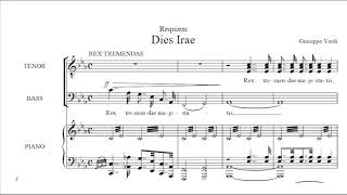 bass -2 Dies irae- full version verdi requiem chorus score