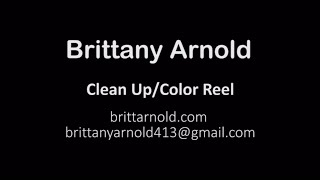 Brittany Arnold - Animation Clean Up Reel