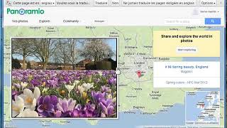 Comment partager des photos(Panoramio)