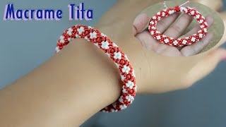 Macrame bracelet tutorial | Handmade Flower Bracelet Ideas | How To Make Macrame Bracelets At Home