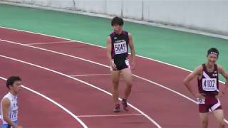 2018 東北高校新人陸上 男子 100m 決勝