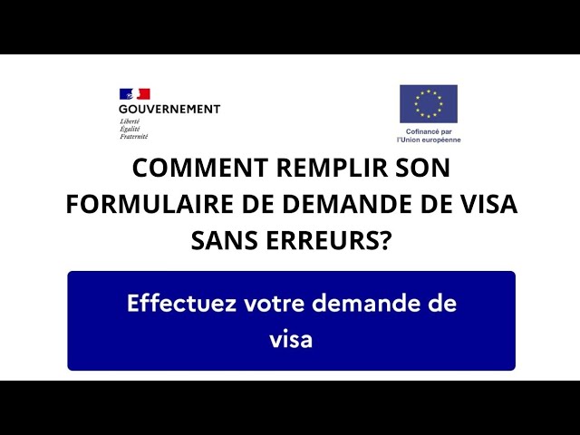 Comment Bien Remplir Le Formulaire De Demande De Visa 2023, 58% OFF