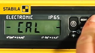 4 point calibration STABILA TECH 196