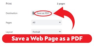 How to Save a Web Page as a PDF in Google Chrome