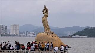 Statue of Fisher Girl  + Light house + Beach, Zhuhai, China