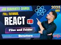 React 19 Tutorial in Hindi #5 - File & Folder Structure Explained