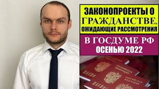 КАКИЕ ЗАКОНОПРОЕКТЫ О ГРАЖДАНСТВЕ, МИГРАЦИОННОЙ АМНИСТИИ ОЖИДАЮТ РАССМОТРЕНИЯ В ГОСДУМЕ ОСЕНЬЮ 2022