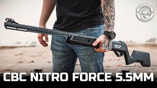 Carabina CBC Nitro Force Montenegro 5.5mm Nitro Gas Ram 68Kg