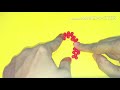 পুতি দিয়ে s অক্ষর বানানোর নিয়ম how to make beaded alphabet s