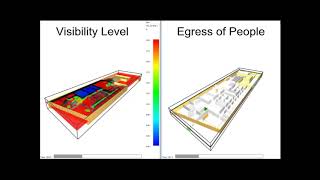 SEED CFD Model: Smoke Visibility Levels vs Safe Egress of People