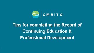 4 QA ePortfolio Record of CE&PD