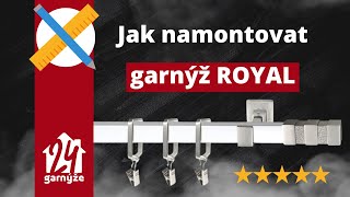 Garnýže24.cz - Montážní NÁVOD kovové garnýže ROYAL