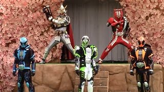 ネクロム 登場の スペシャルショー  仮面ライダーゴーストショー  スペクター、鎧武極アームズ、ドライブタイプトライドロンも共演　高画質　Kamen Rider Ghost kidsshow