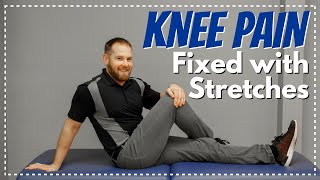 Knee Pain from IT Band Syndrome, Fix with These 3 Stretches/Treatment
